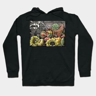 Raccoon Cornucopia Hoodie